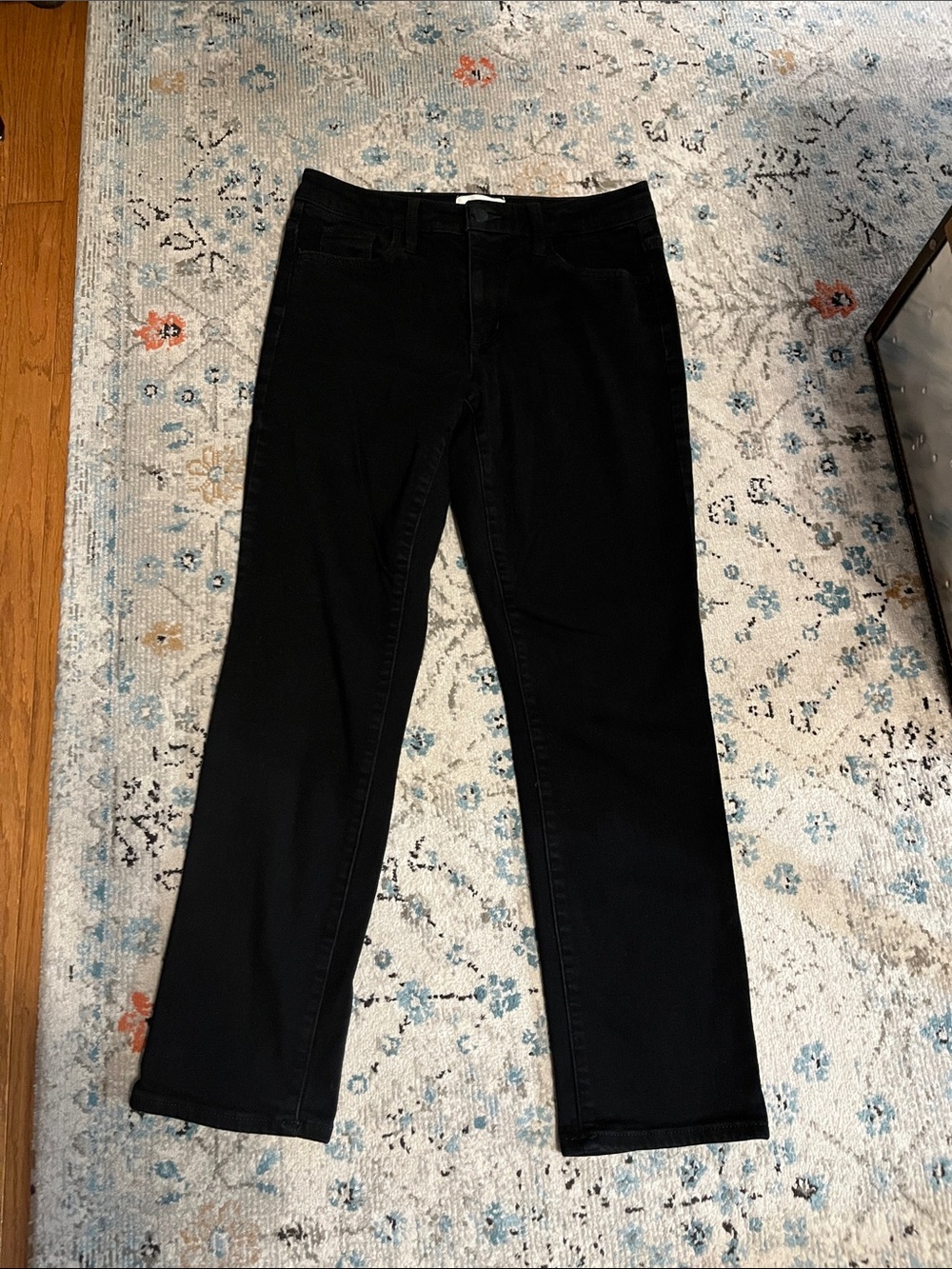 Universal Thread Black High-Rise Slim Straight Denim Pants - Picture 3 of 13